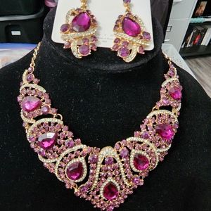 Crystal Chocker Set
